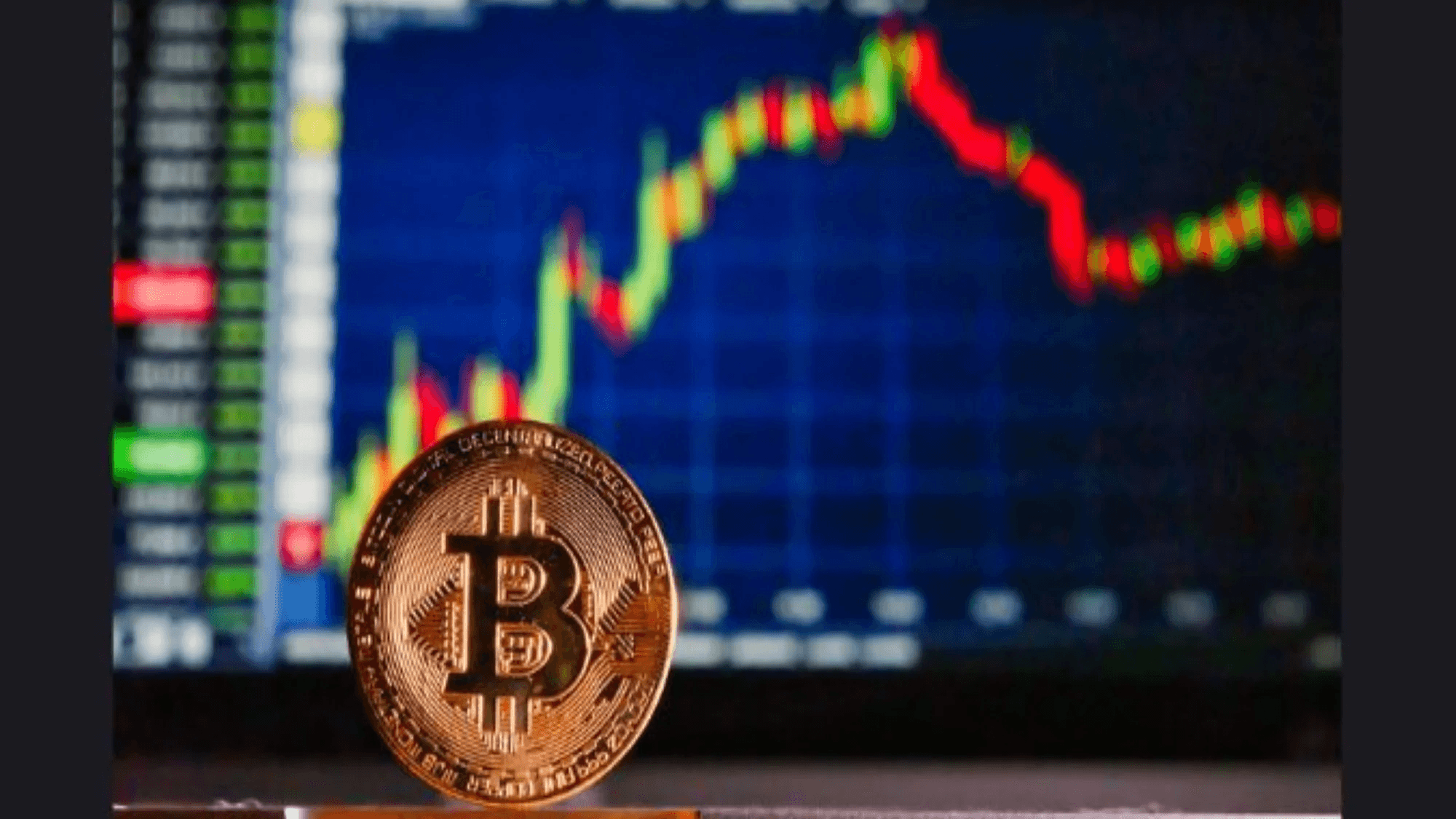 Bitcoin coin in front of charts - Alternatives to DexScreener That Filter Scams