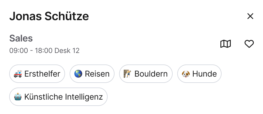 Über die Profile werden Fähigkeiten sichtbar gemacht