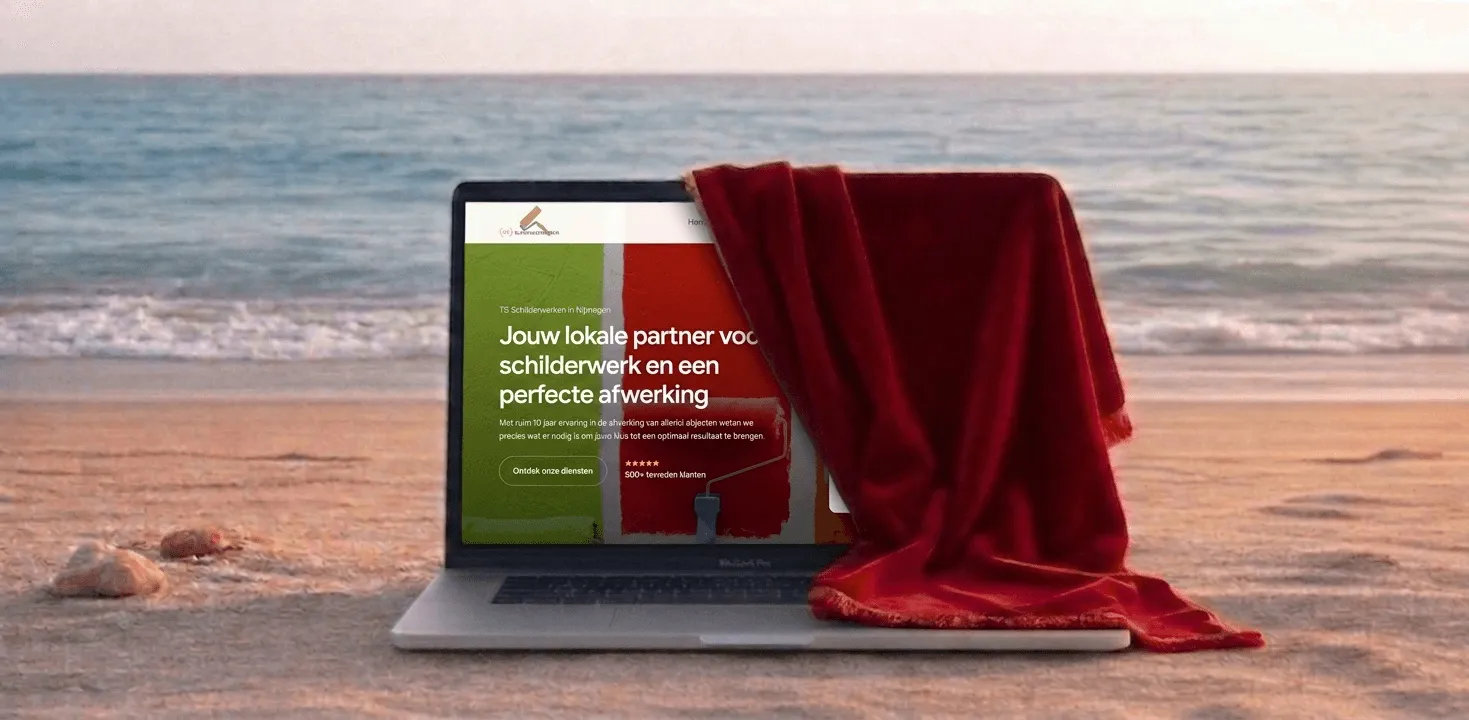 Responsief webdesign voor TS Schilderwerken door the horizon lab in Nijmegen