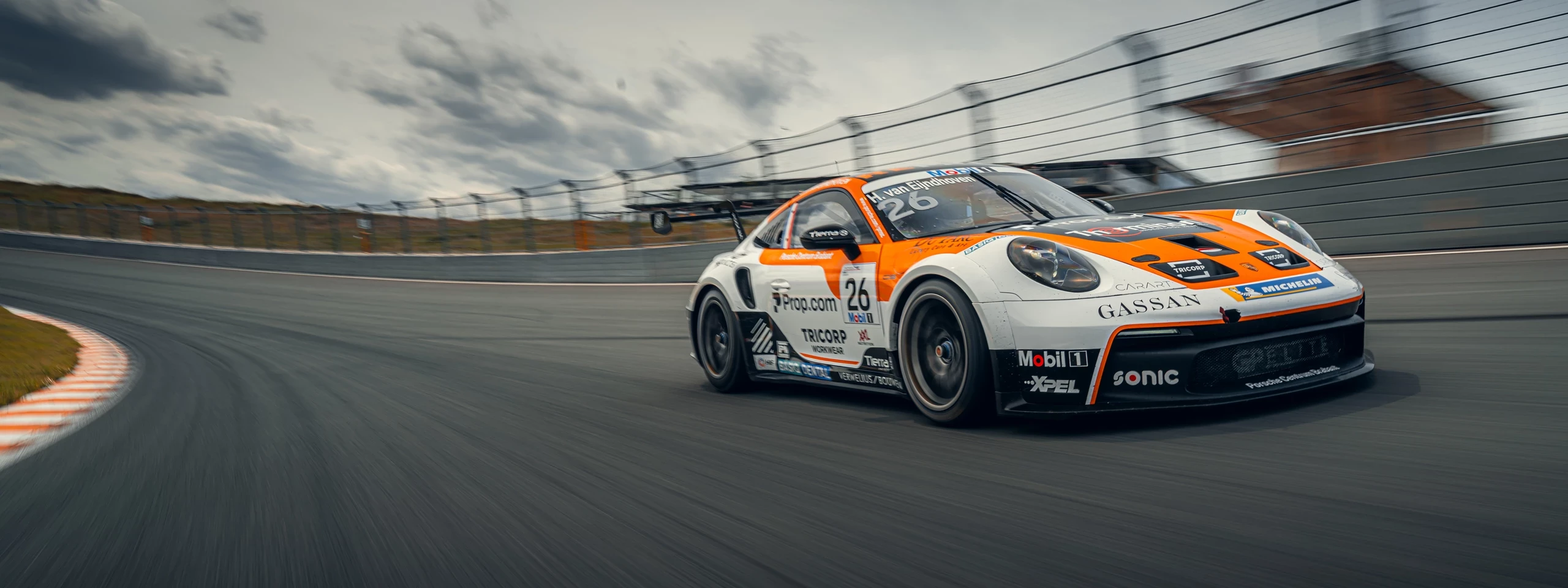 Racing car of GP-Elite on Zandvoort Circuit