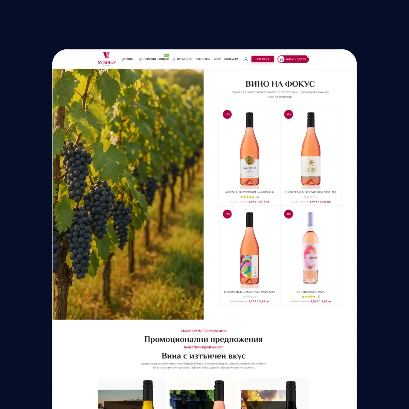 Shishtov Winery and Pansyer | Case Study