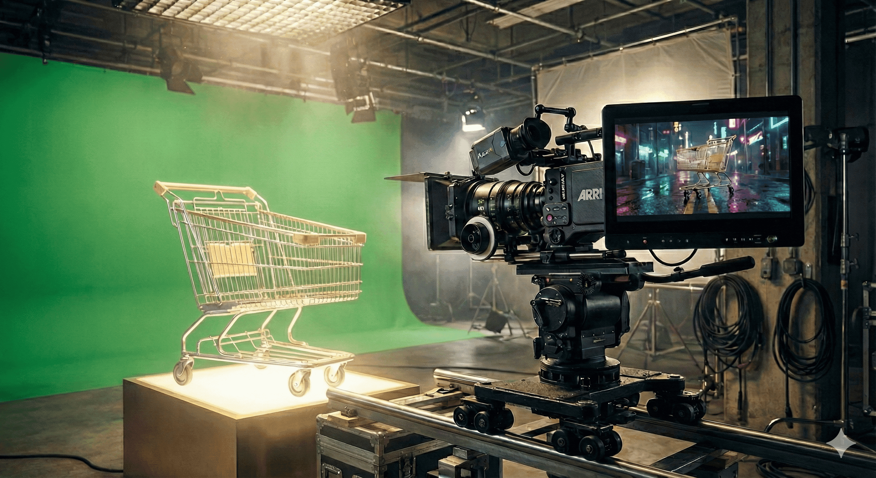 Camera pointing at Cart