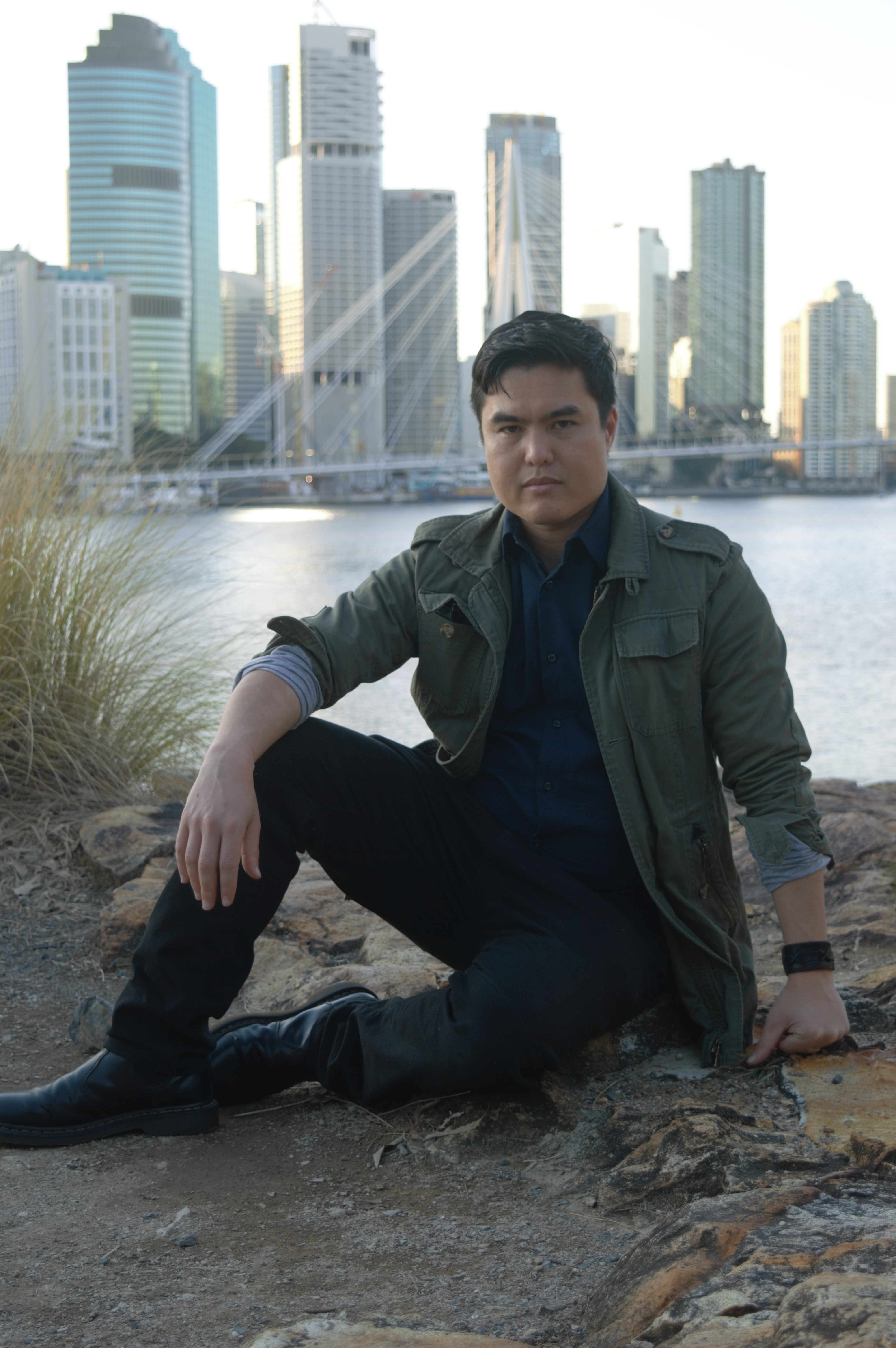 Portrait of portfolio creator – front view