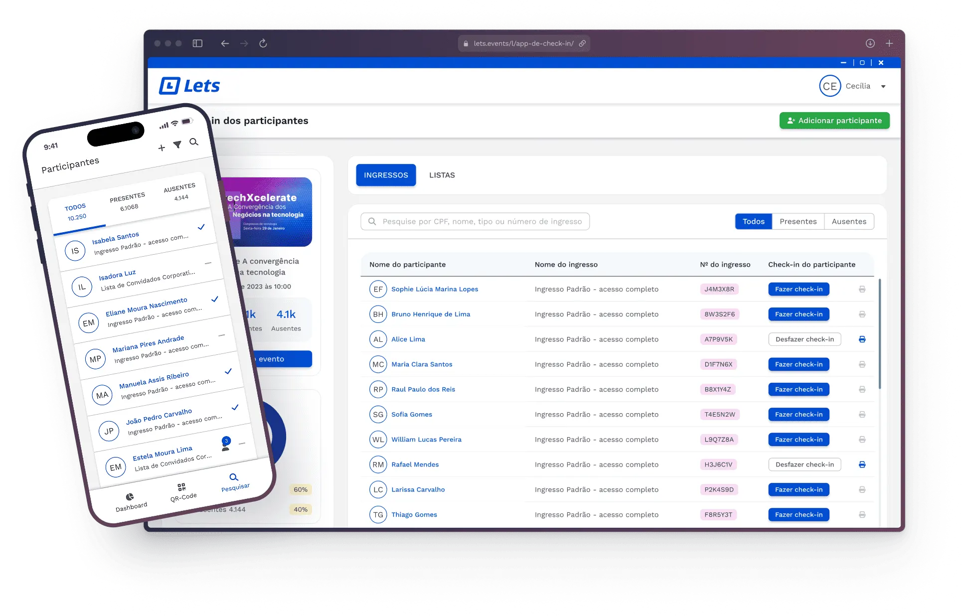 tela-de-sistema-de check-in-de-eventos-em-formato-celular-e-desktop