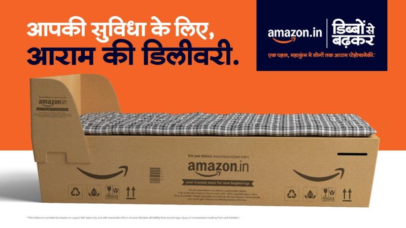 Amazon Brand Activation at Mahakumbh Mela 2025