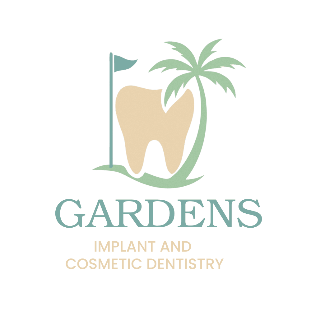Gardens Implant And Cosmetic Dentistry Logo Dark