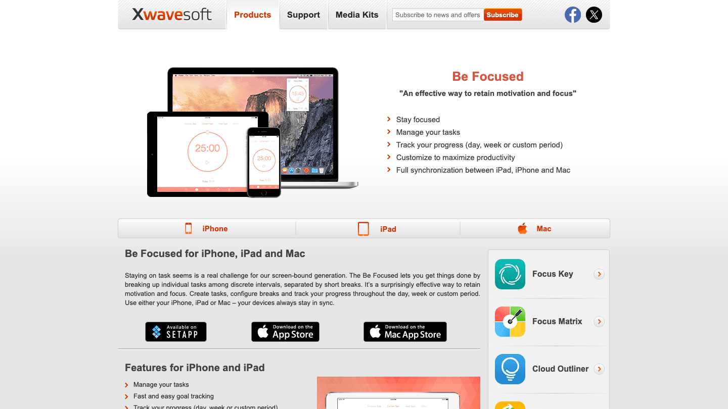 Be Focused Pro timer app