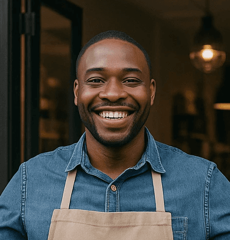 a black man portrait