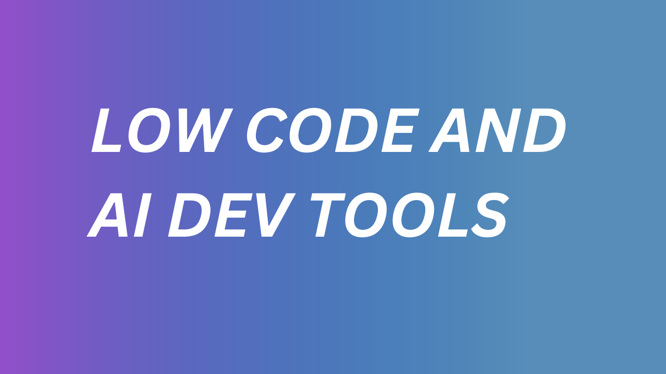 AI and Low Code tools for Software outsourcing companies