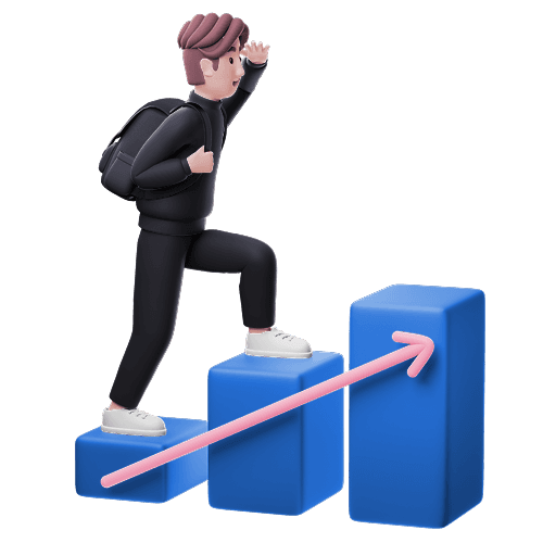 תמונה של איש מטפס על דרף ביצועים