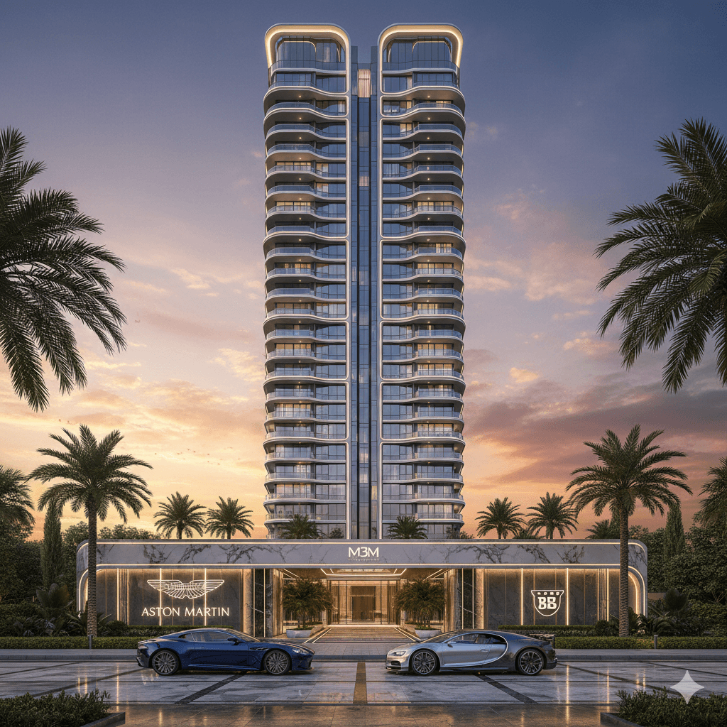 Branded Luxury Apartments at M3M Sector 58 with world-class amenities and supercar-themed lifestyle.