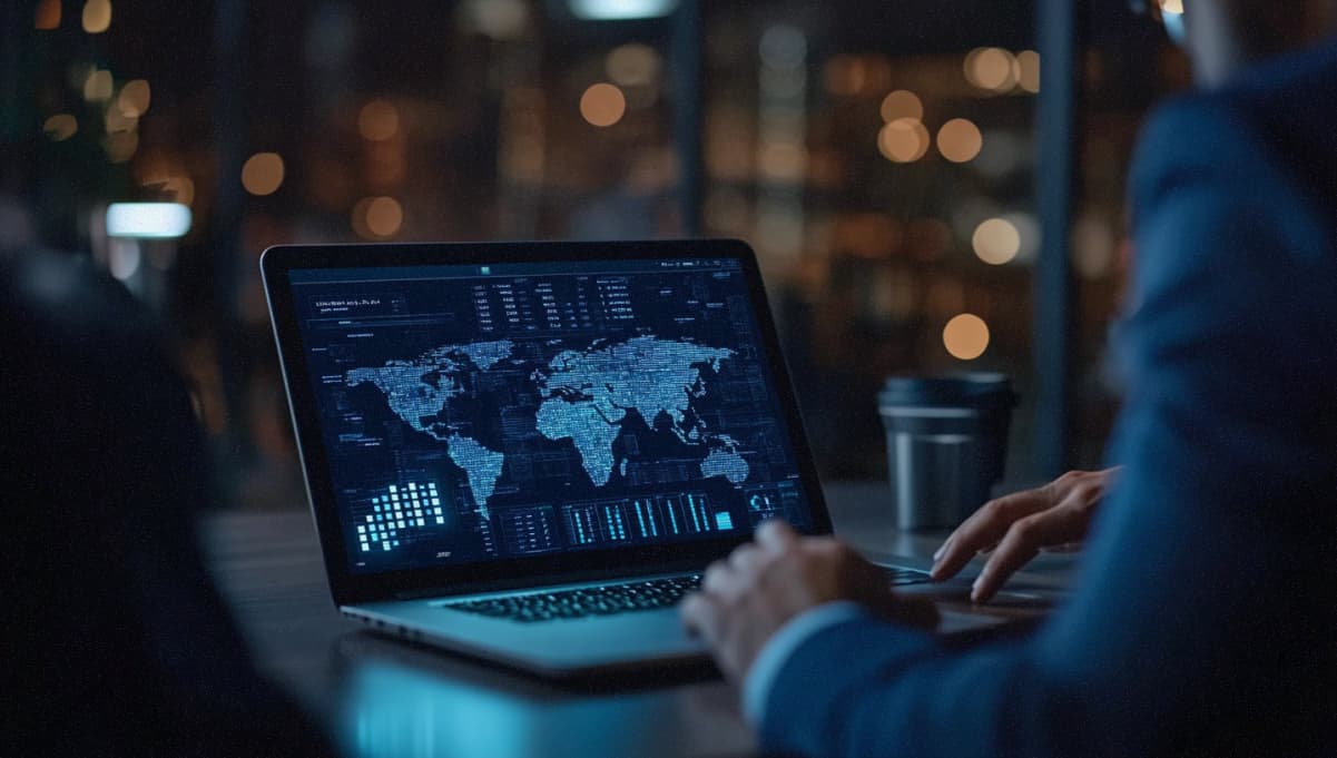 CTO managing infrastructure on a laptop