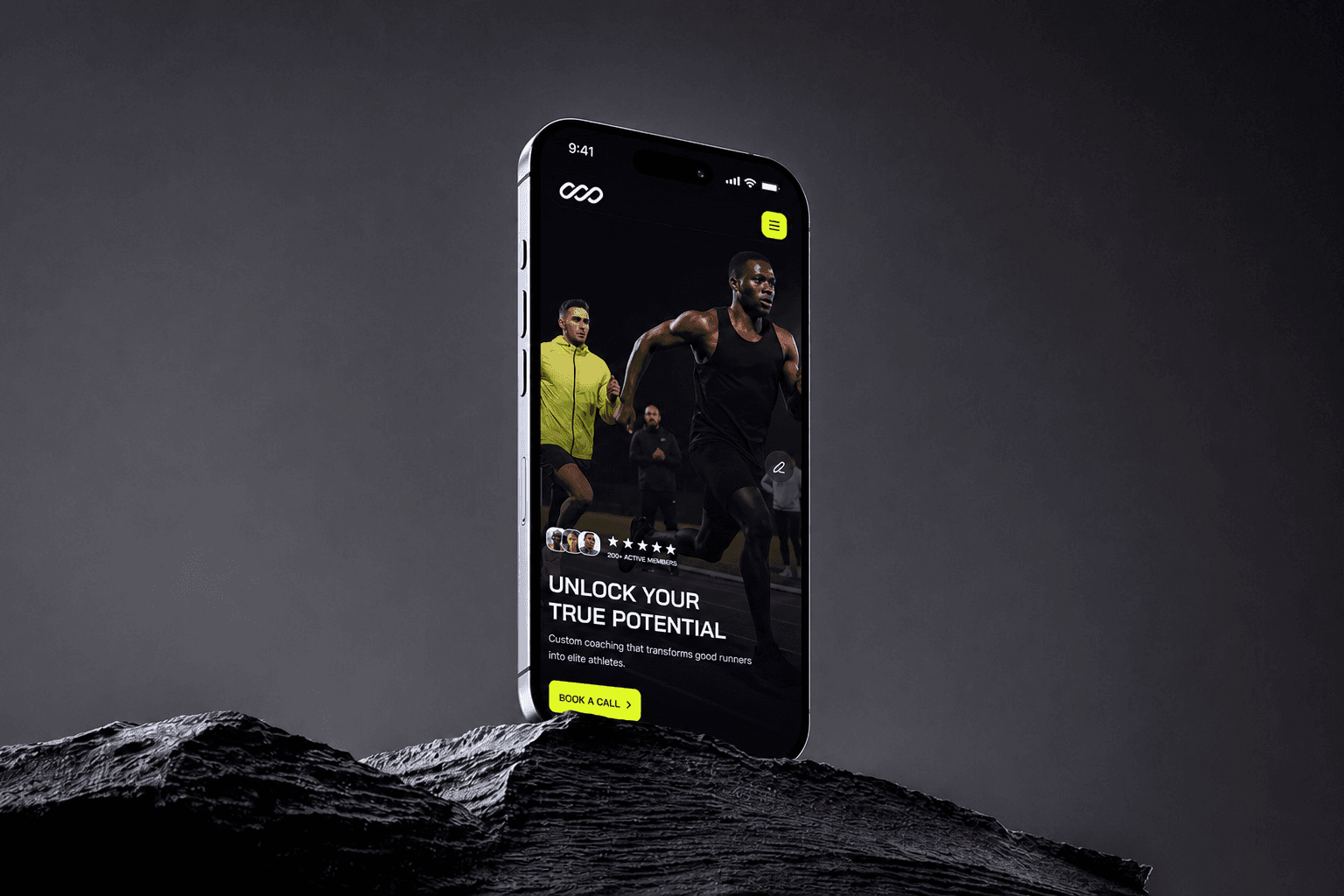 Creative branding project with strong visual identity concept