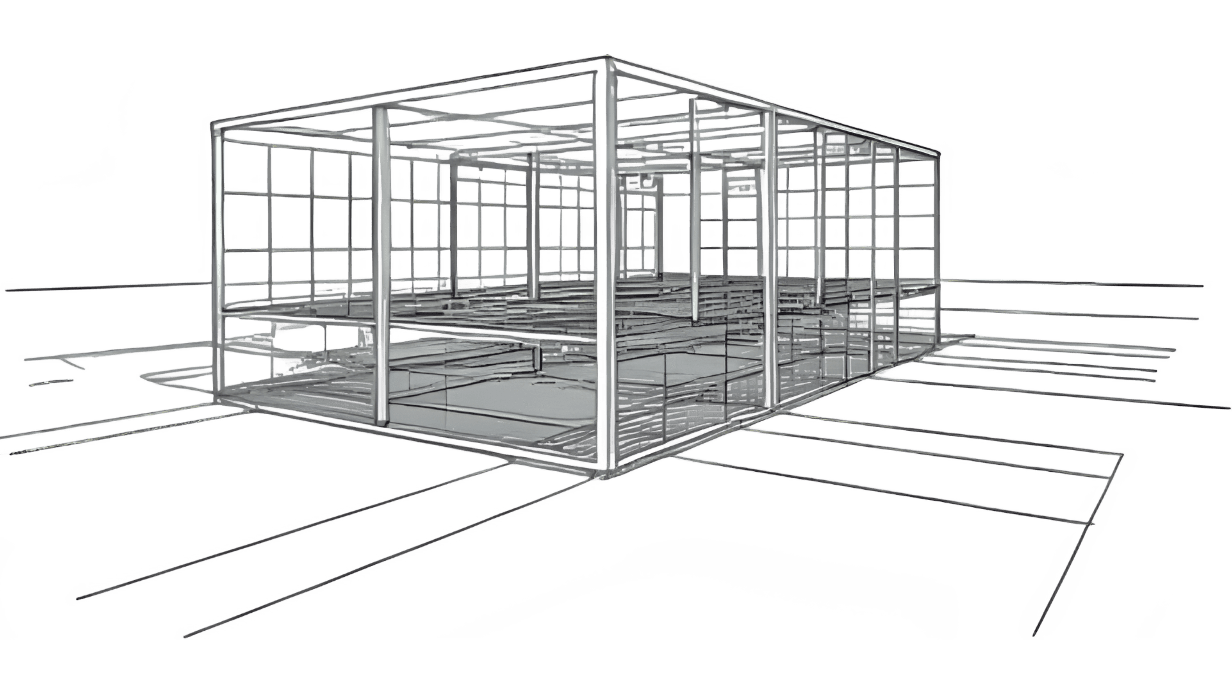 A winding road cuts through rocky terrain, surrounded by patches of green grass and illuminated by sunlight.