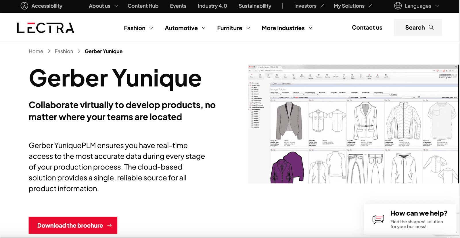 Yunique PLM by Gerber