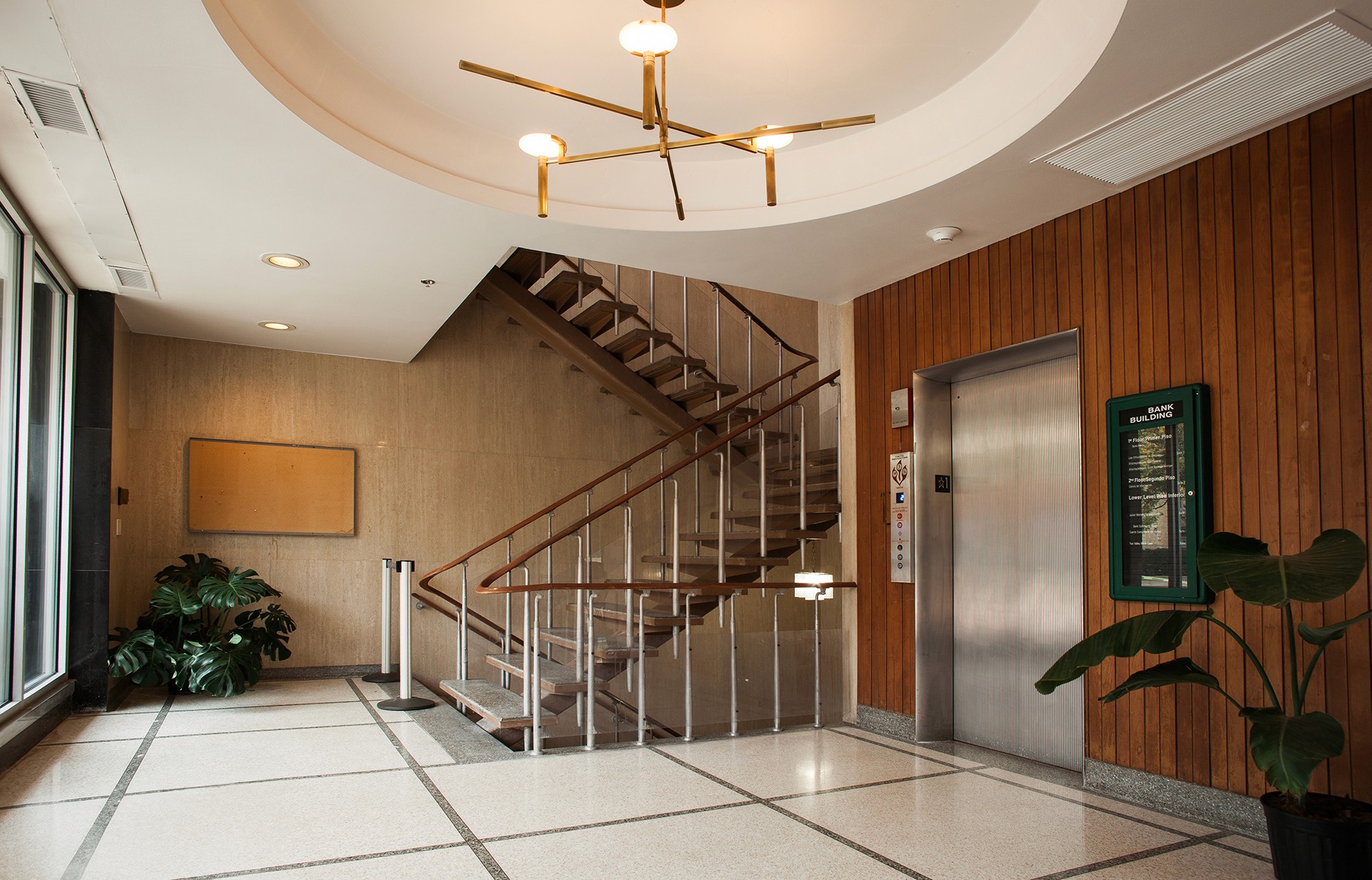 Glunz Hall Interior Design with Art Deco Elements