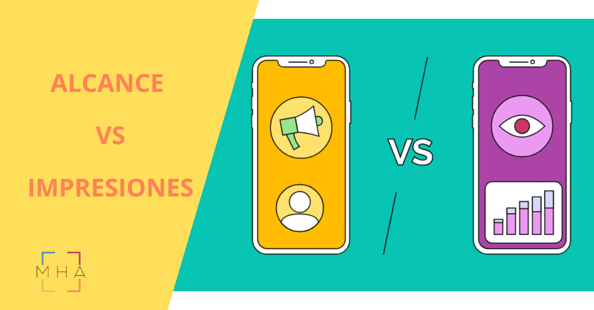 alcance vs impresiones