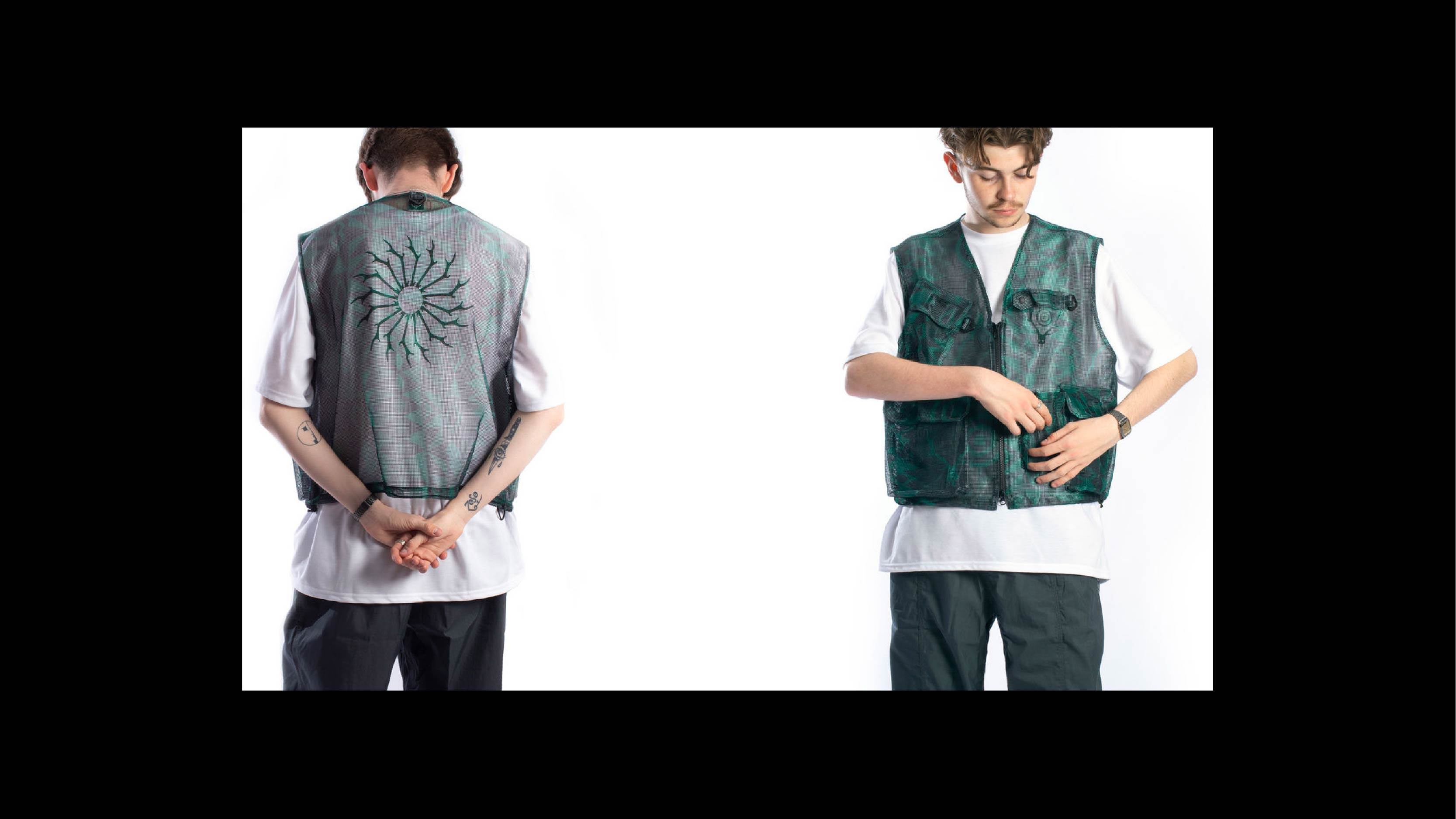 Brand Presentation - Photography page for clothing store brand deck