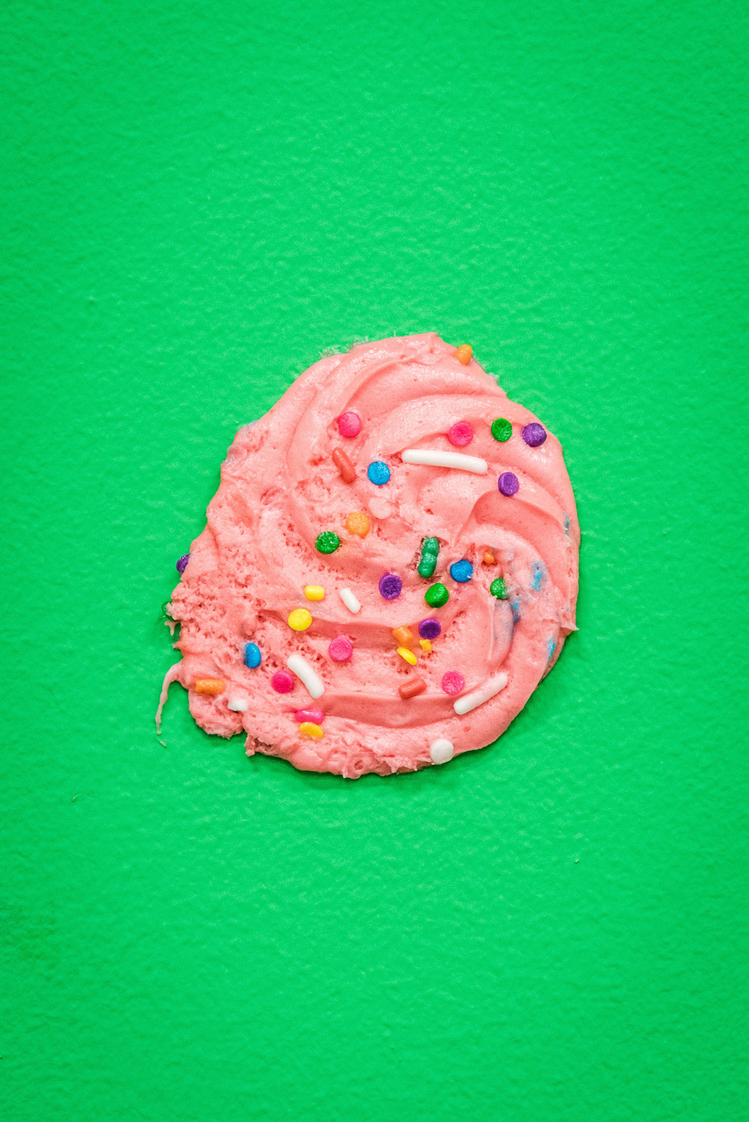 Vibrant creative photo from Cube’s Chicago studio shoot, highlighting bold color, texture, and playful visual design.