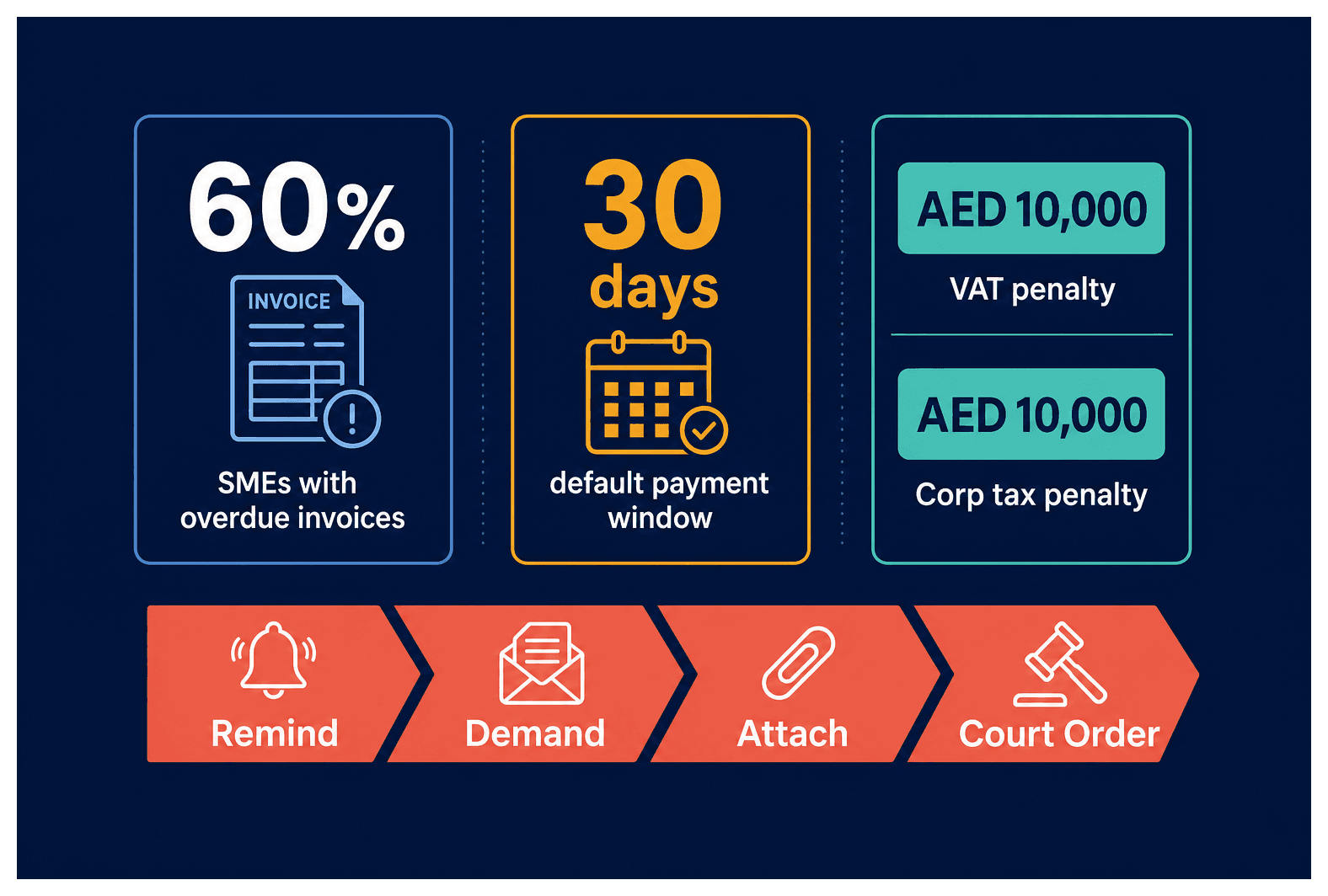 Infographic: Chasing Late Payments as a UAE Business
