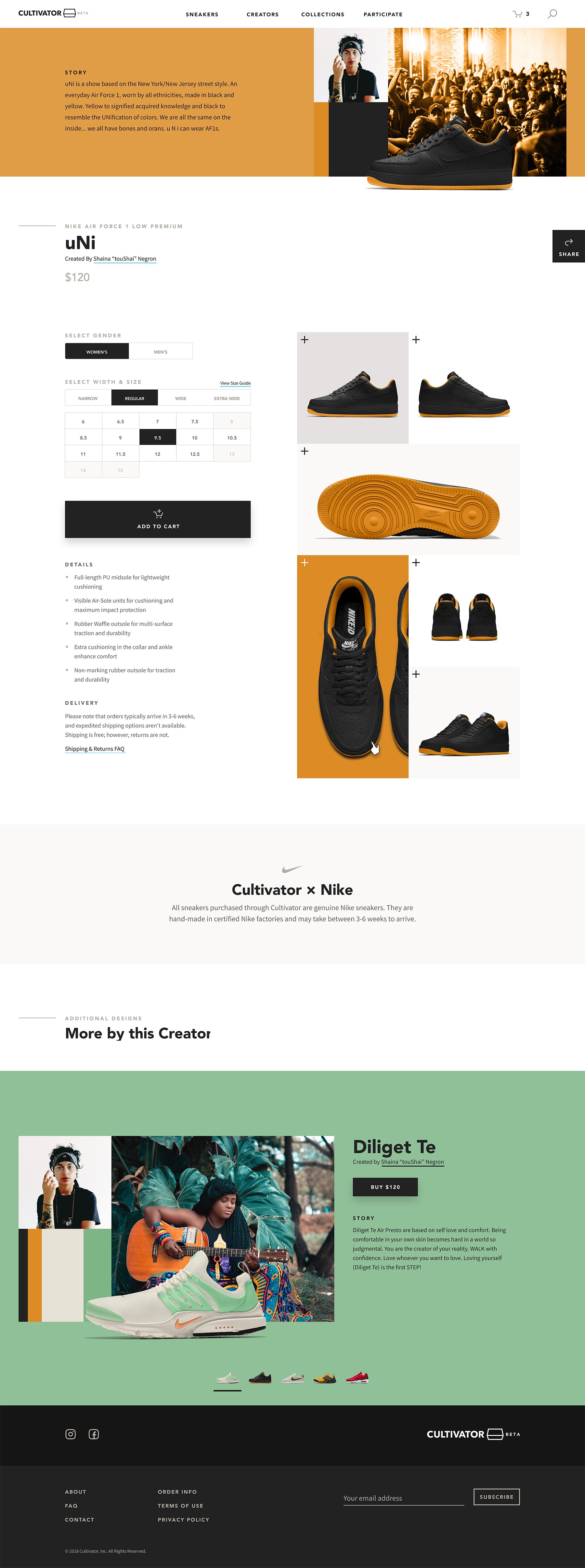 Cultivator product page