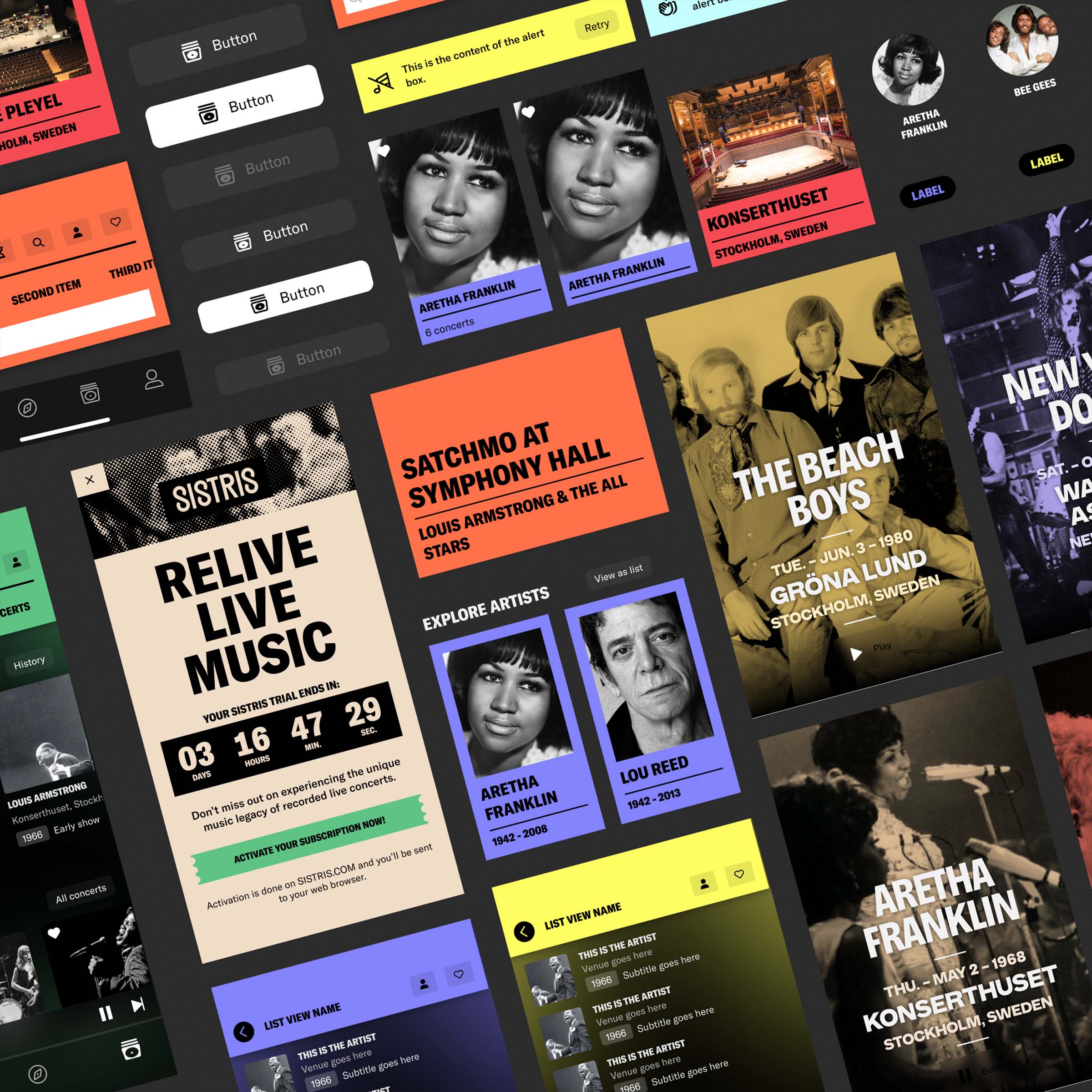 Sistris - Relive live music for iOS & Android