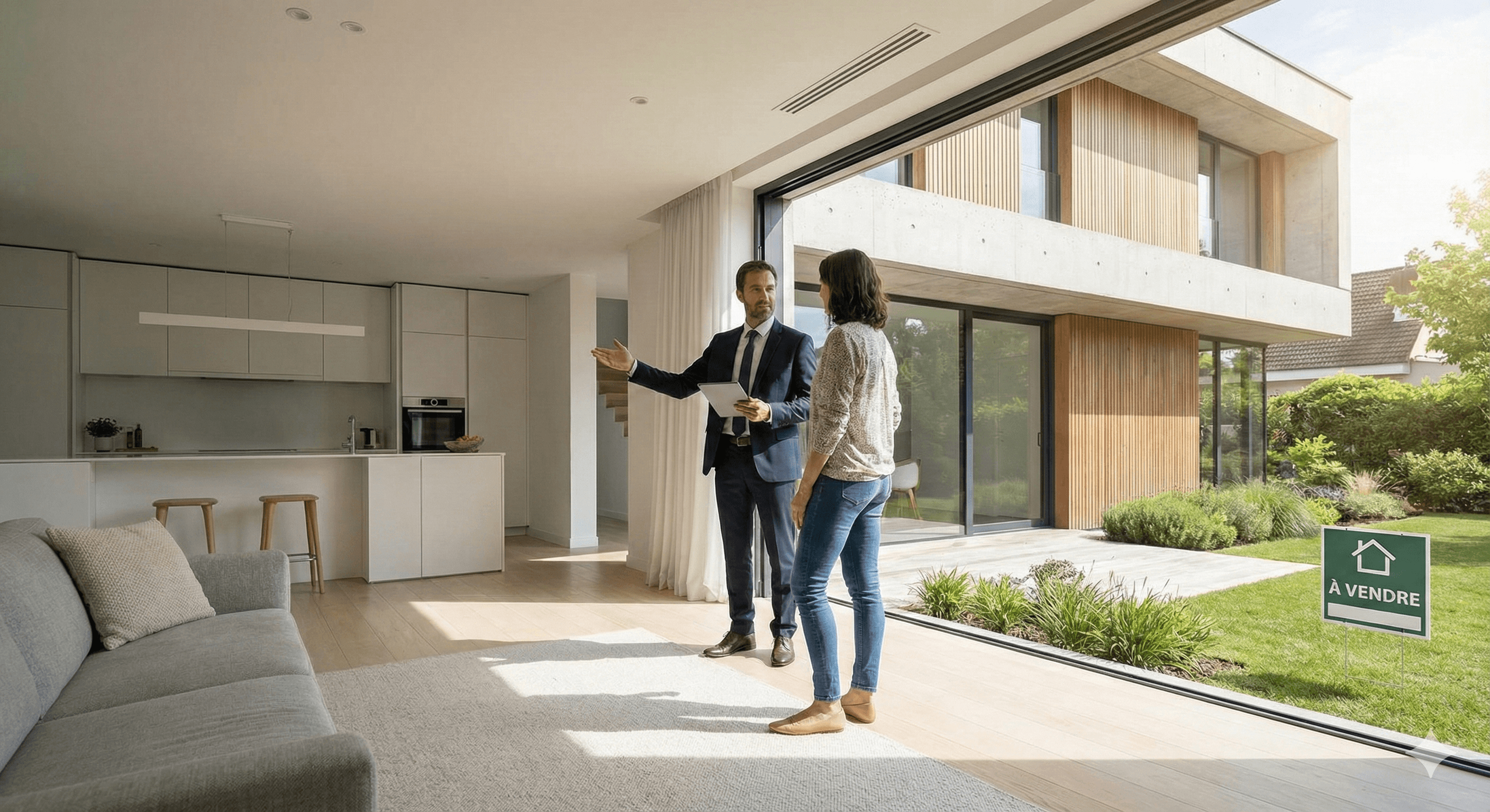 Miniature de l'étude sectorielle Magnétis sur les appels entrants dans l'immobilier, montrant une visite avec un agent.