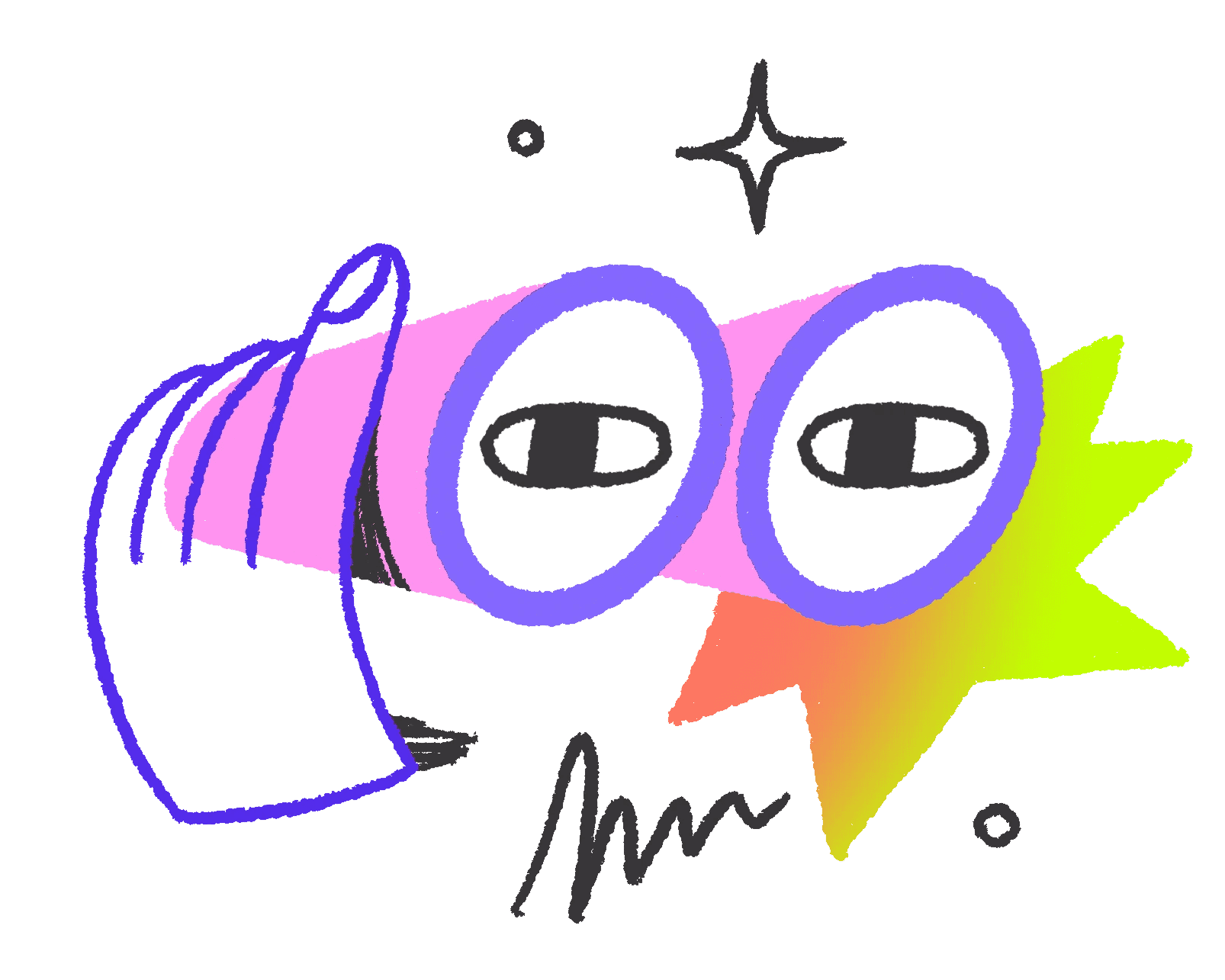 Abstract geometric icon