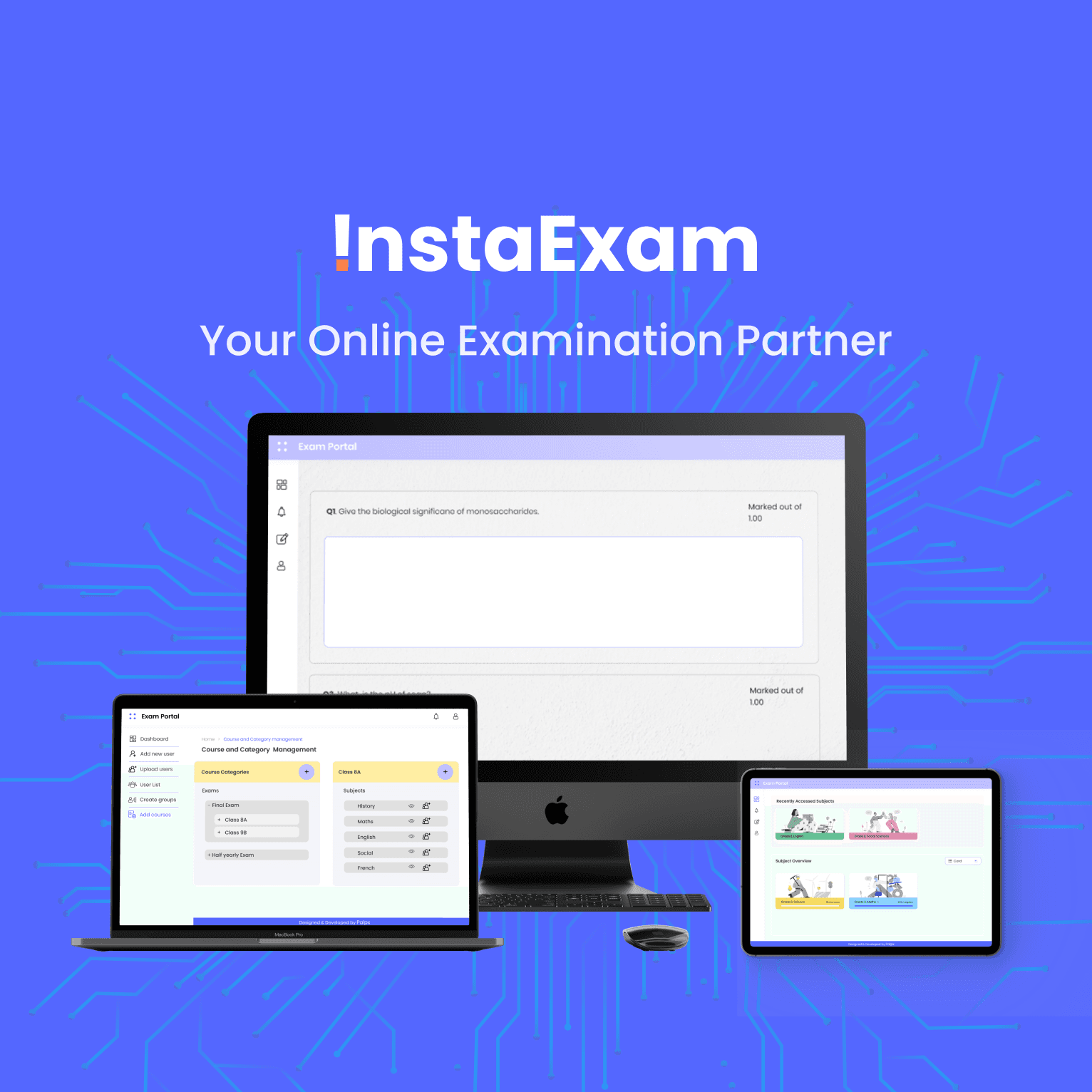 Palpx - Instaexam Development Service - edtech - online learning