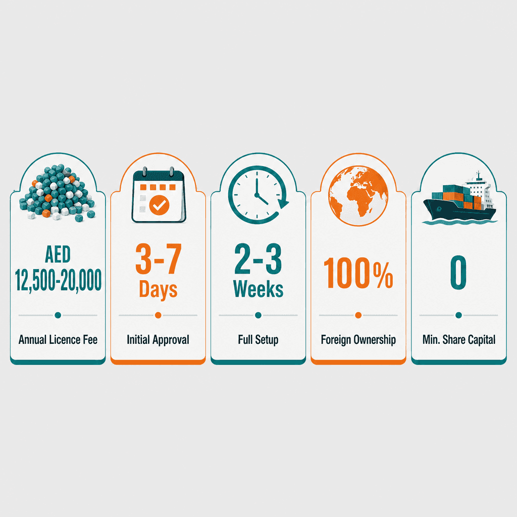 Infographic: How to Get a Plastic & Nylon Raw Materials Trading License in Dubai