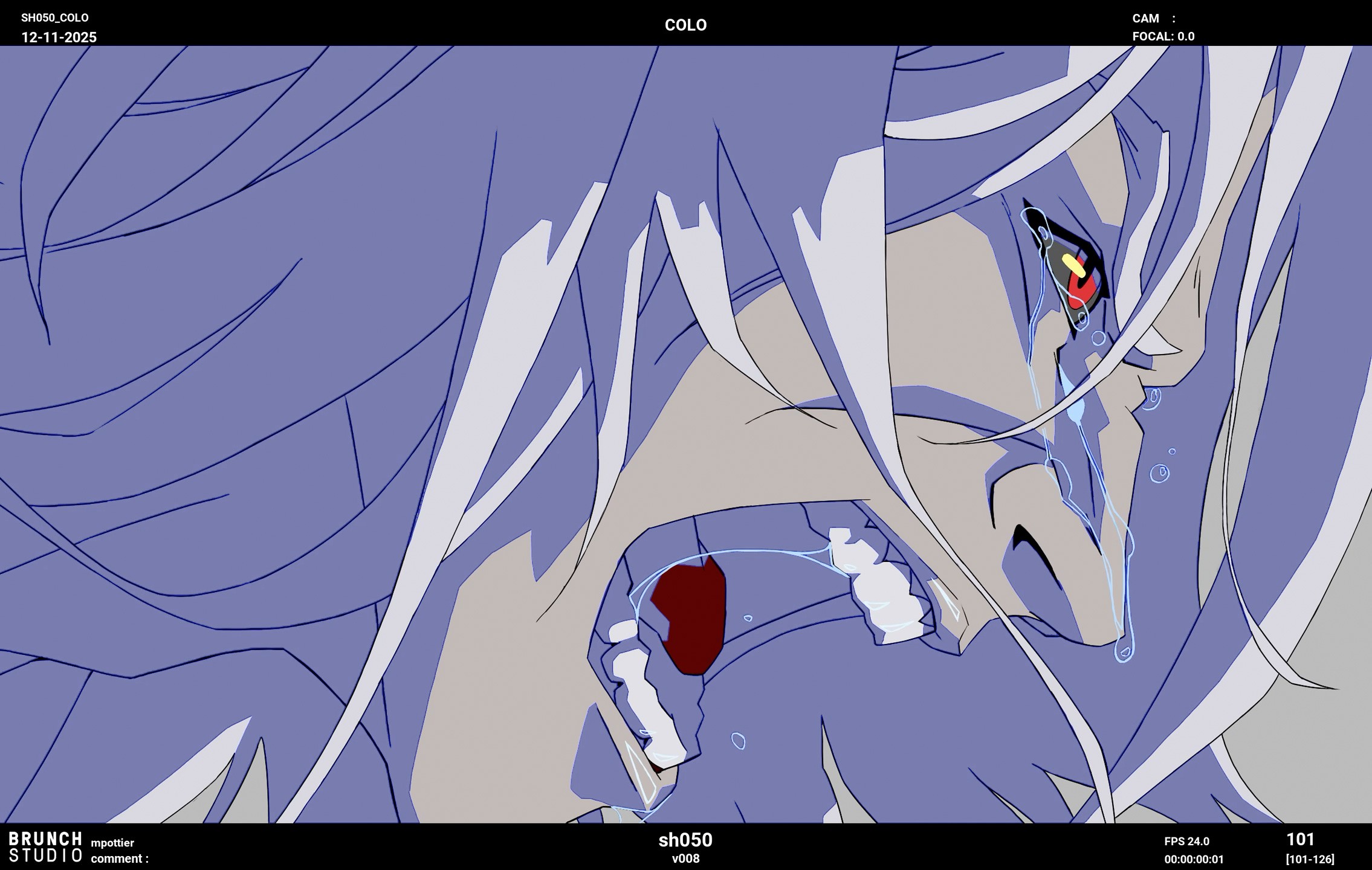 A lush concept design of a tree surrounded by vibrant grass, capturing the serene and natural setting of the story’s world.