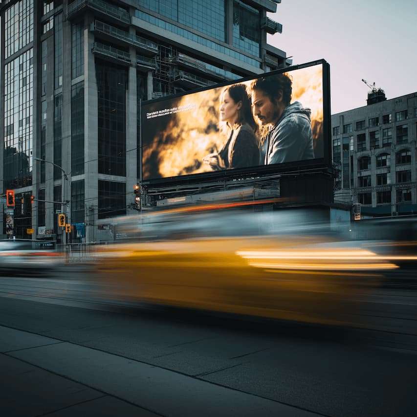 Two men discuss a project while standing at a laptop in an office.