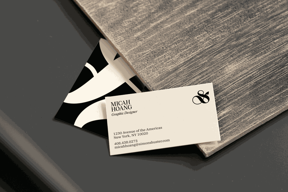 Simon & Schuster animated print mockup