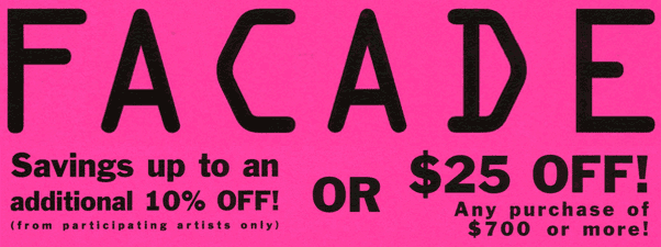 a promo ad of Facade for artists