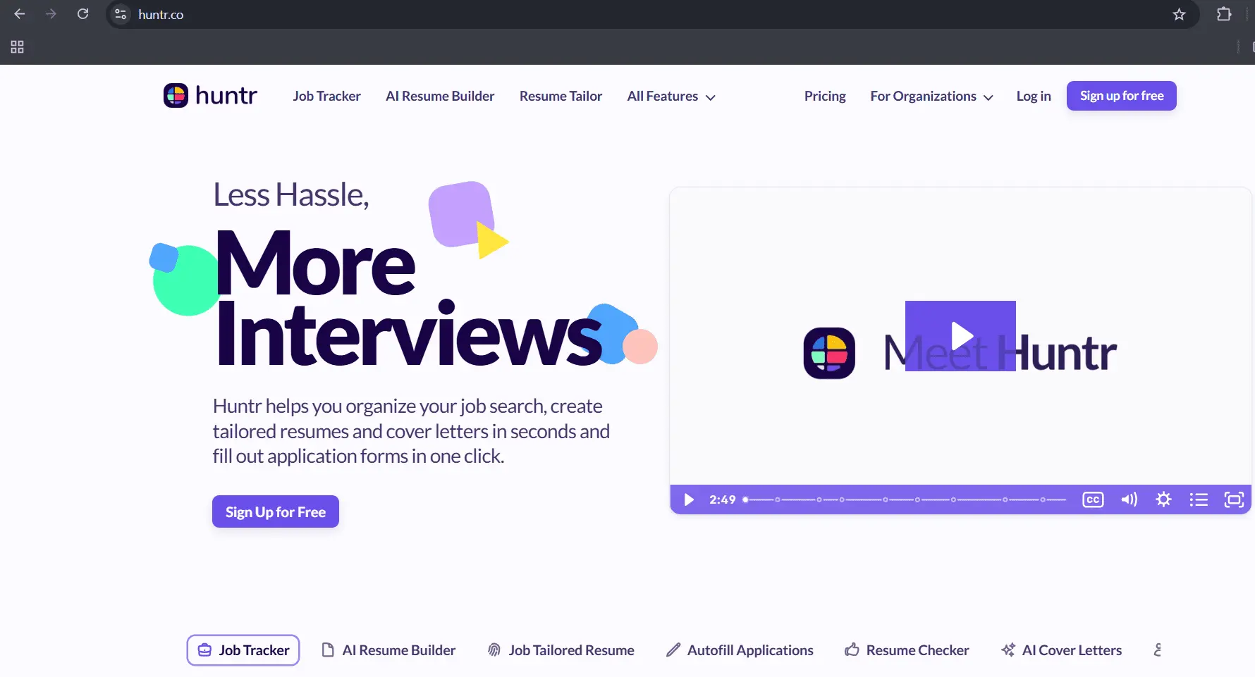 Huntr - AI Resume Builder and Job Tracker
