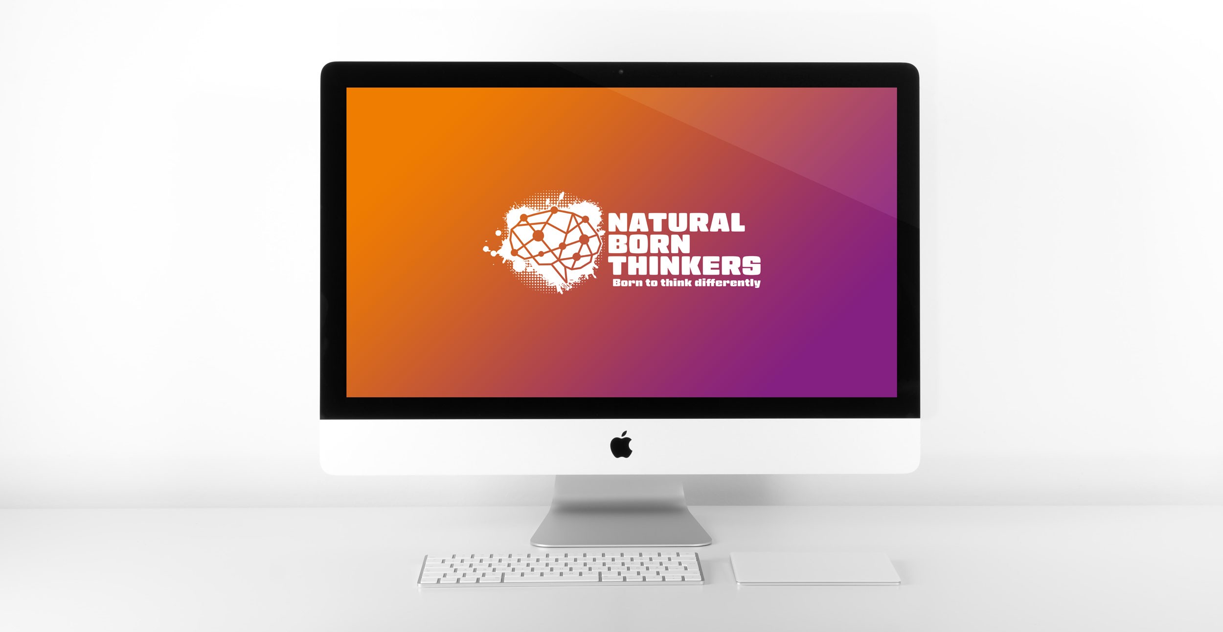 Natural Born Thinkers logo design