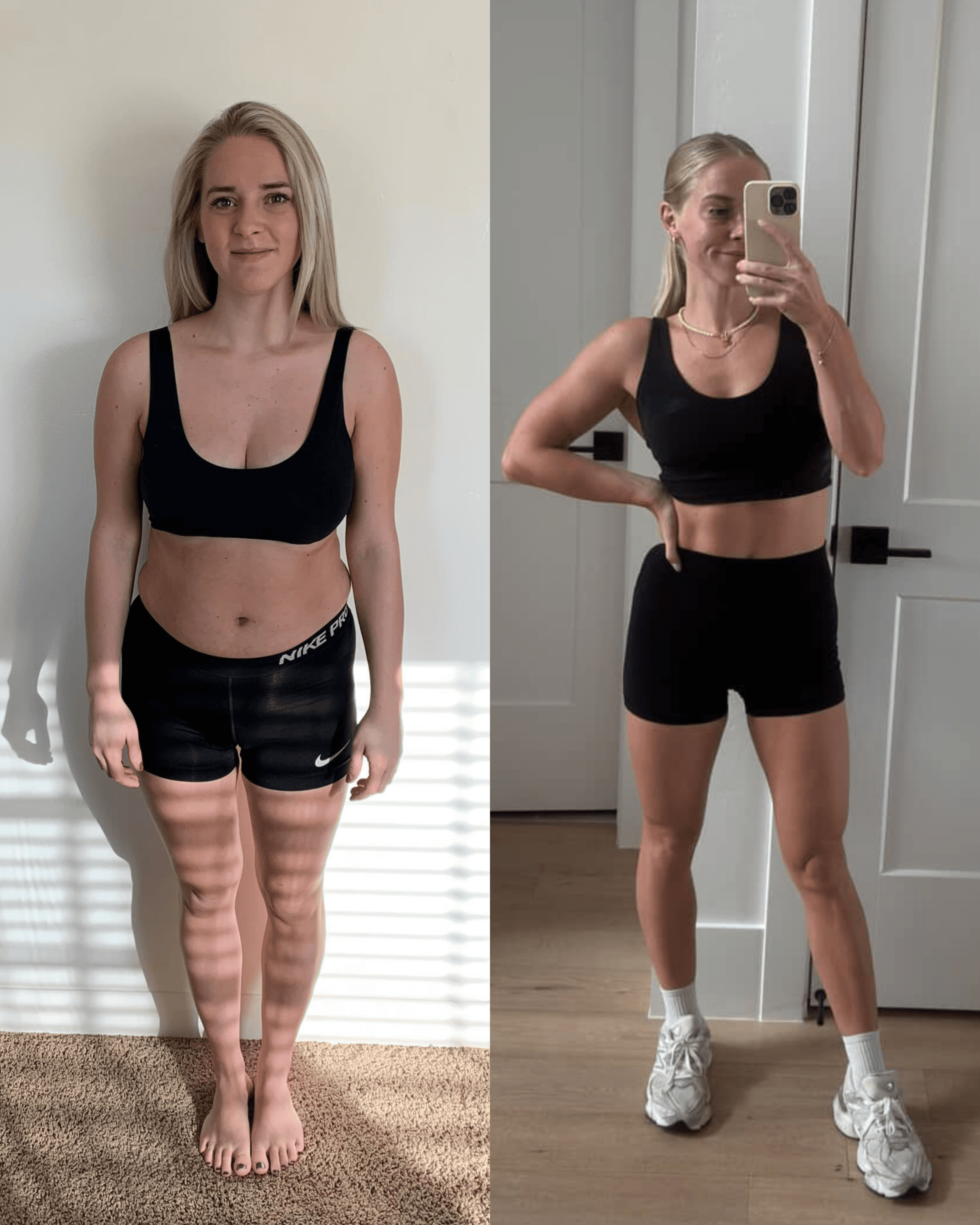 A person picking up a dumbbell in a gym setting, representing strength training, workout focus, and smart, easy fitness progress tracking.