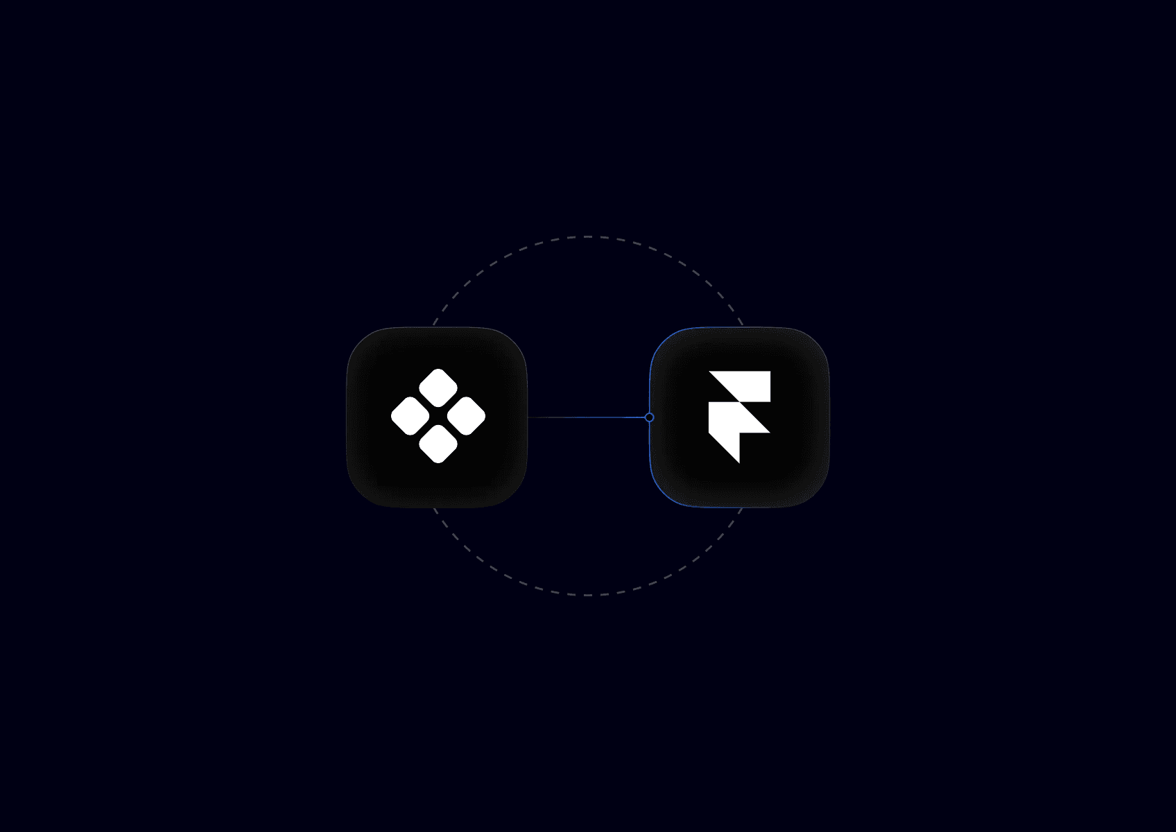 Two distinct logos displayed on a dark background, showcasing their unique designs and branding elements.