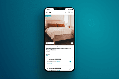 a red flower with a blue sky in the background