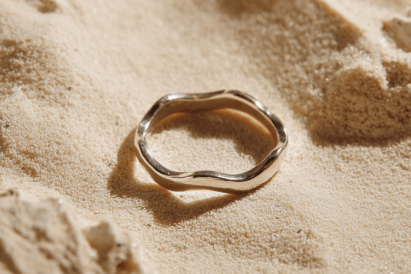 Sillon Ring in sterling silver — Reflet ring