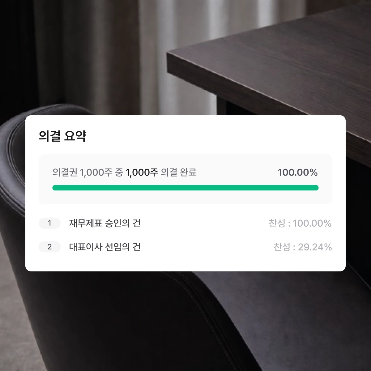 주주명부 의결권 동기화