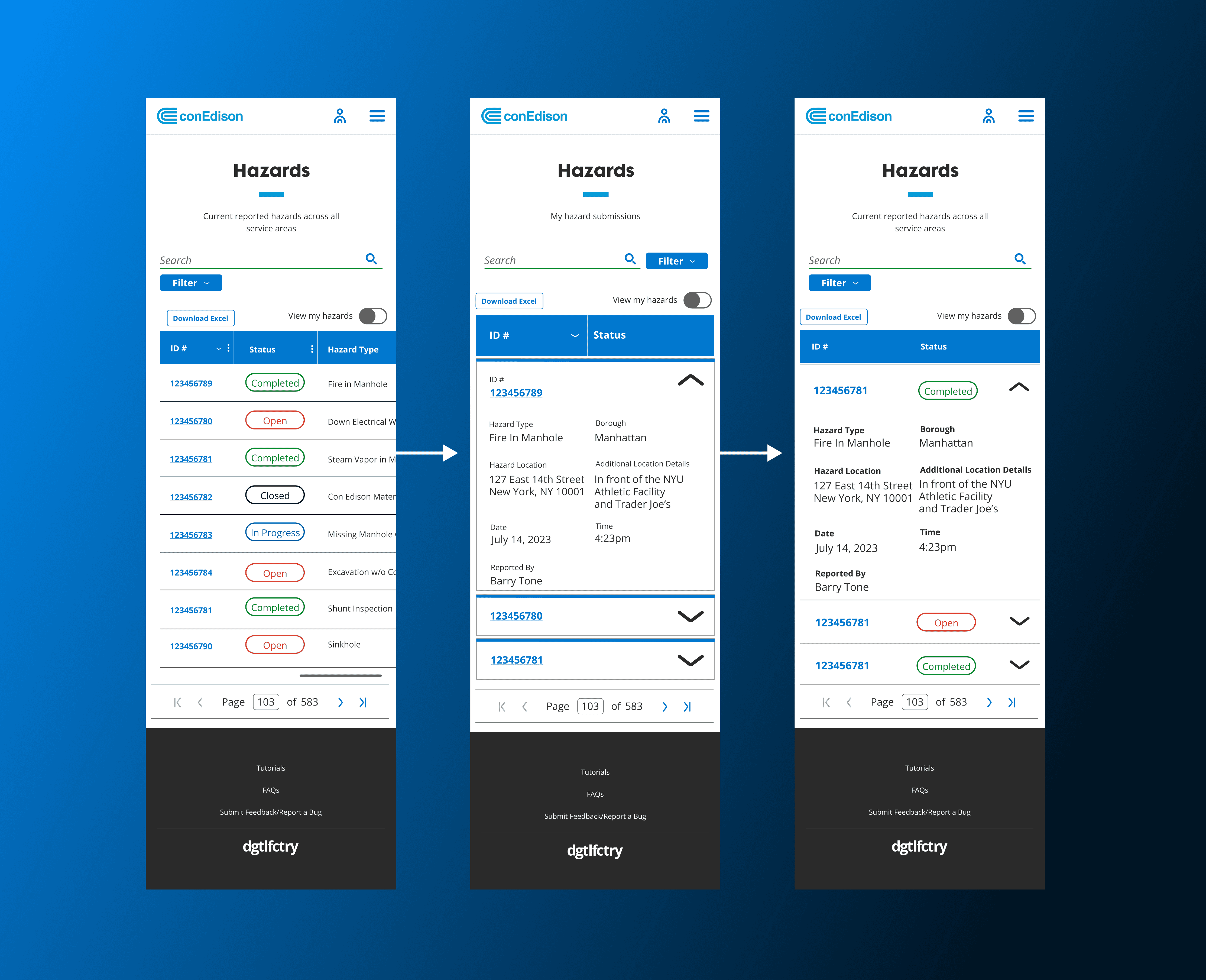Redesigning the Data Table for Mobile