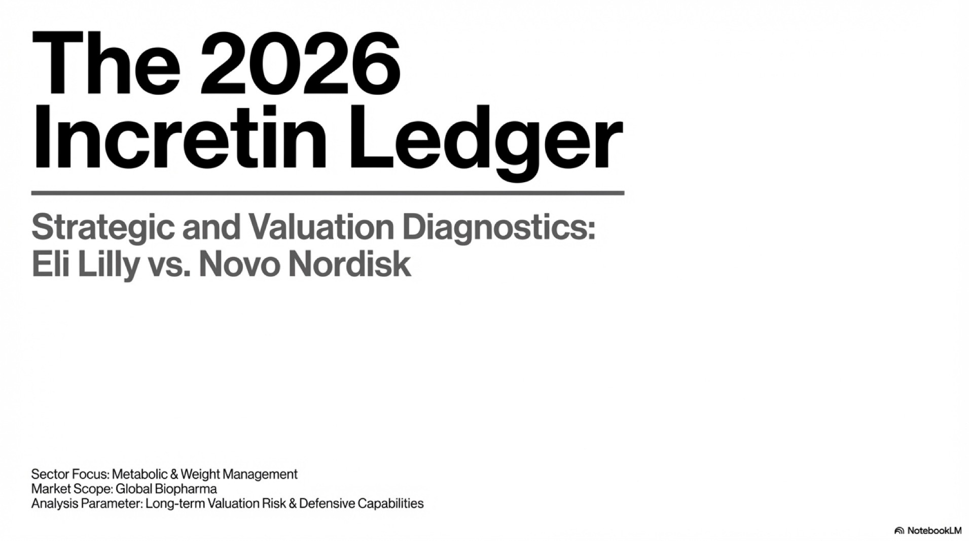 LLY vs NVO | Assessing Valuation and Market Dominance in the 2026 Biopharma Sector