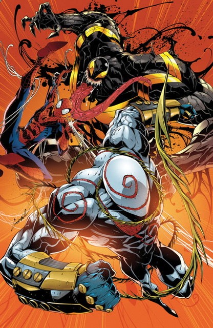 Amazing Spider-Man Venom Death Spiral Body Count #1 GODTAIL Exclusive Virgin Variant Marvel Comic Book