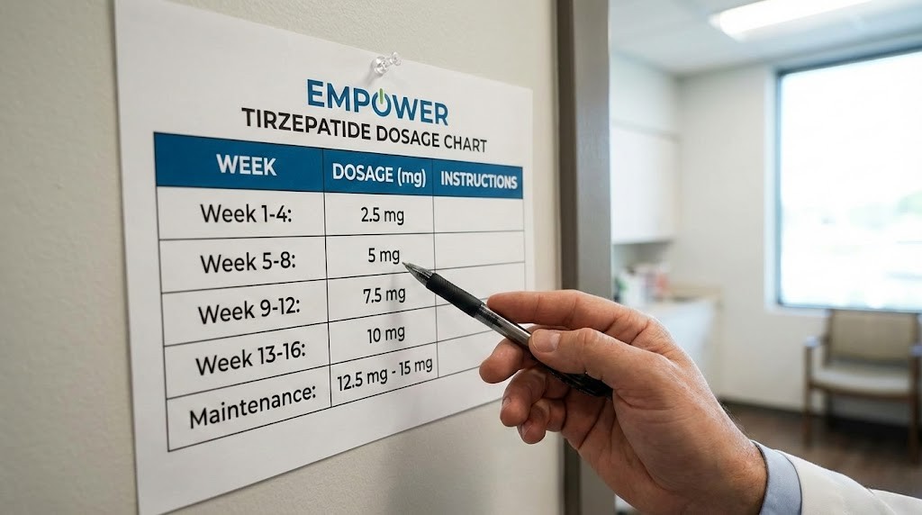 Empower tirzepatide dosage chart