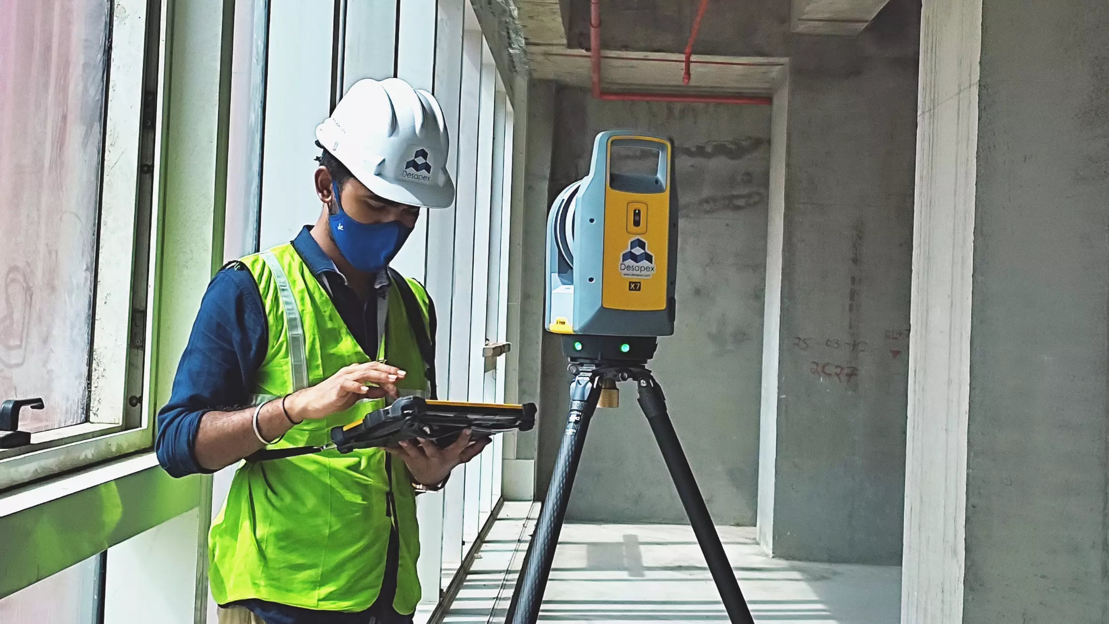 Scanning the area, image