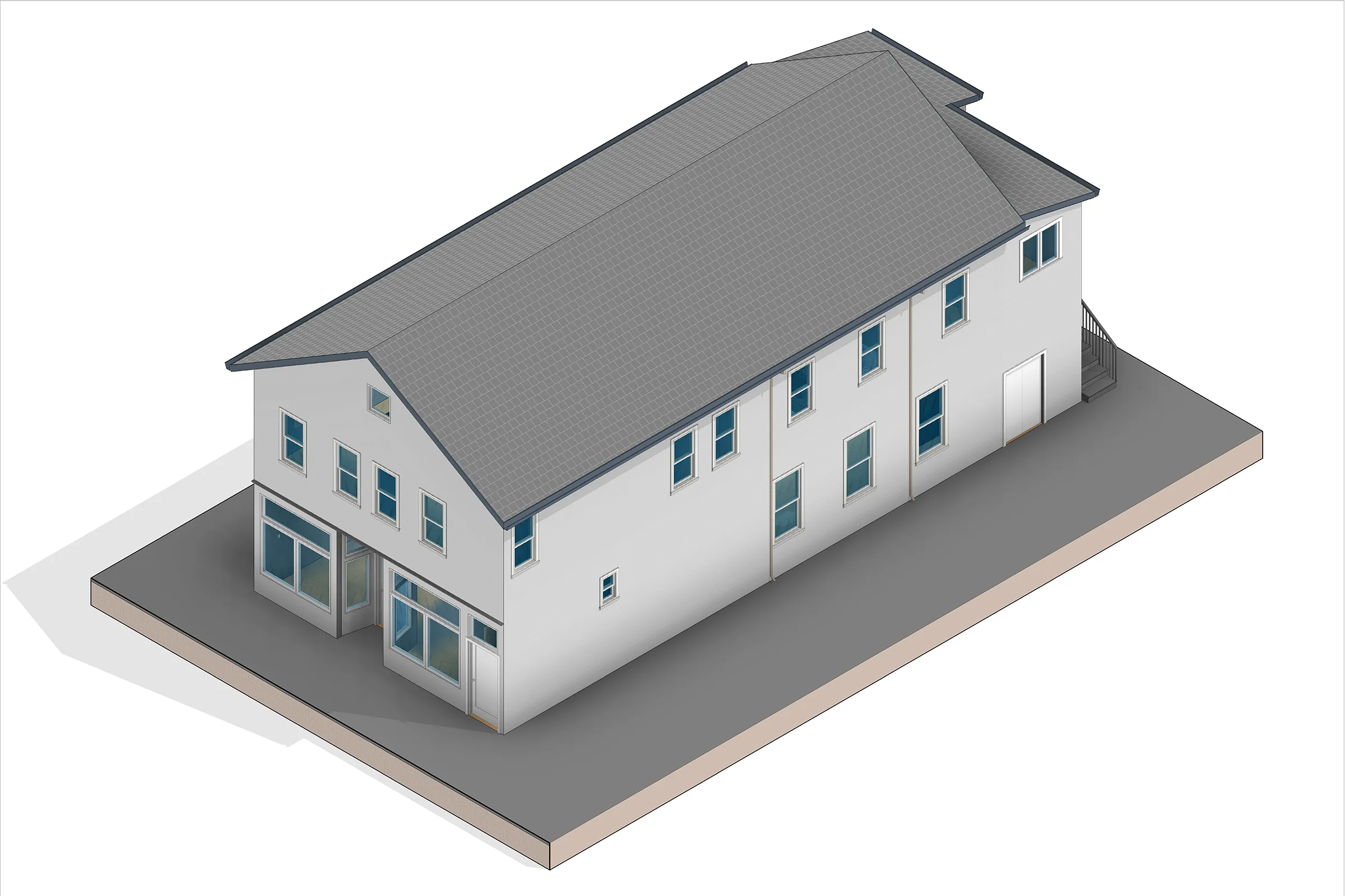 Soquel Avenue House Axon