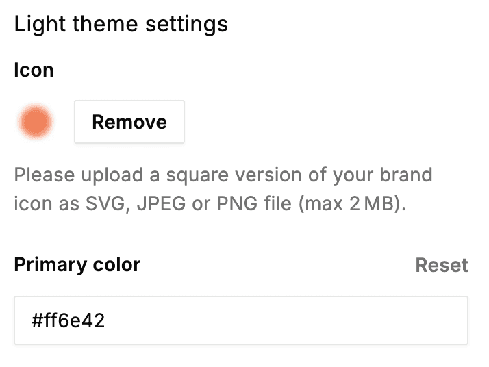 An image of Dreelio's in app customization feature