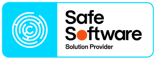 A badge indication that Ripple is a Solution Provider for Safe Software