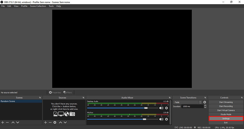 OBS to Stream